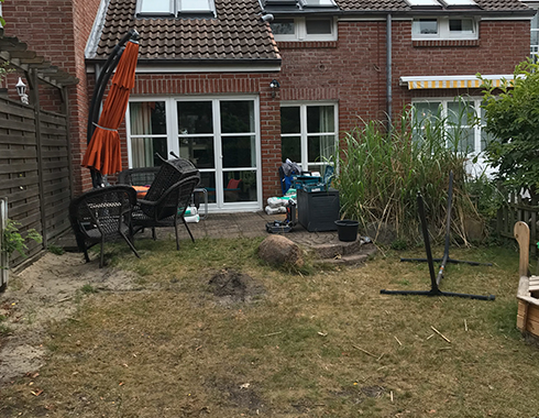 Terrasse vorher