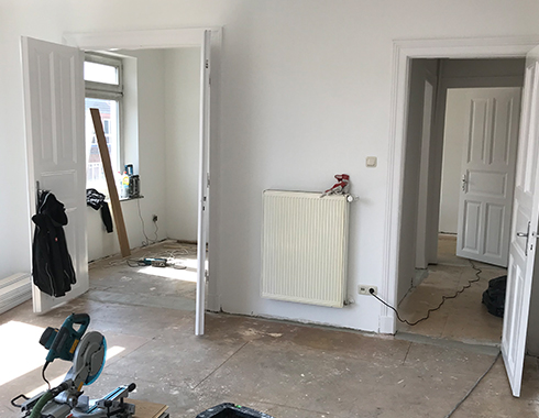 Wohnzimmer vorher